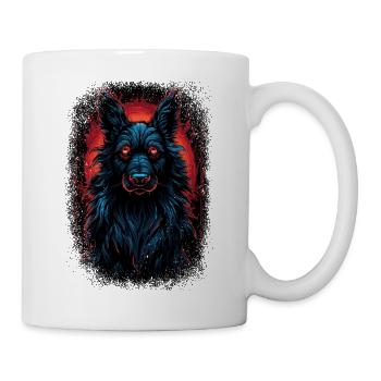 present idea animal beagle lover gift bday - Tasse - Weiß - Rechts