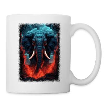 birthday africa cool beach pineapple quotes animal - Tasse - Weiß - Rechts