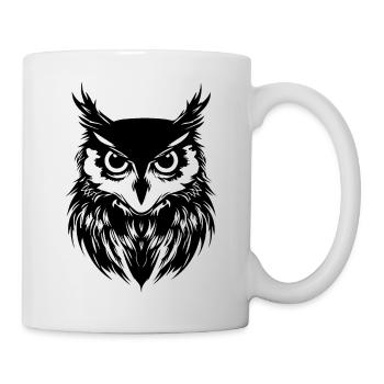 Owl Owl Bird Birds - Mug - white - Right