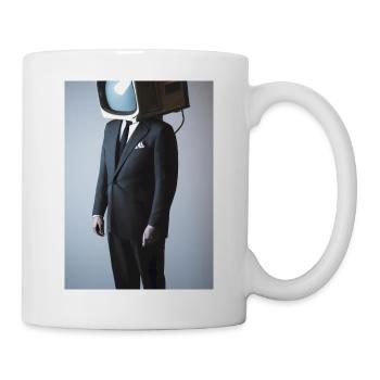 Anzug Tube TV Mann - Tasse - Weiß - Rechts