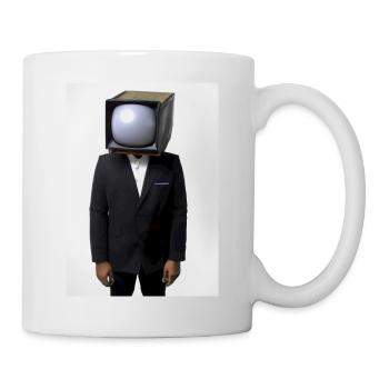 Anzug Tube TV Mann - Tasse - Weiß - Rechts