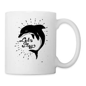 Meerestiere - Tasse - Weiß - Rechts