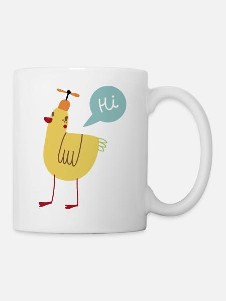 Vogel - Tasse - Weiß