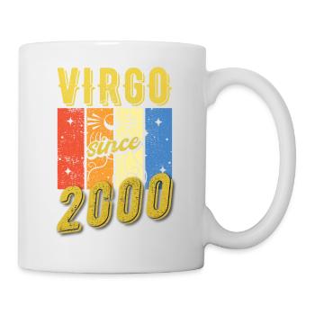 Vierge 2000 Cadeau d’anniversaire du zodiaque - Mug blanc - blanc - Droite