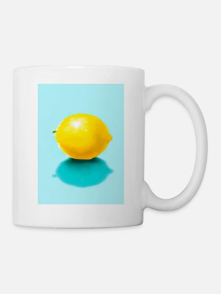 Zitrusfrüchte - Tasse - Weiß