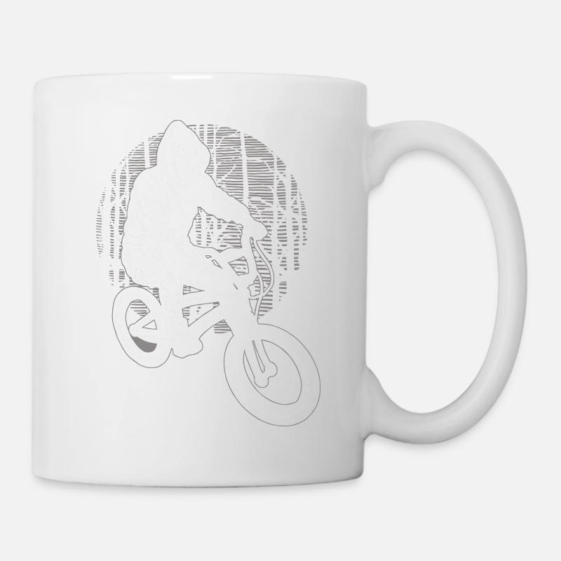 Fahrrad - Tasse - Weiß