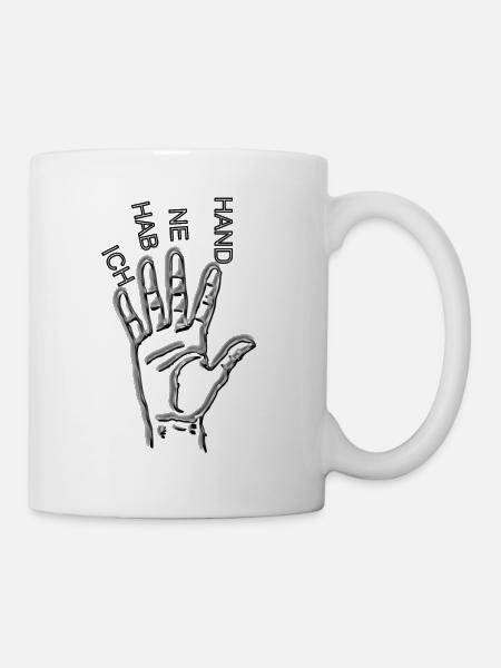 J’ai un coup de main - Mug blanc - blanc