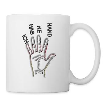 J’ai un coup de main en Allemagne - Mug blanc - blanc - Droite