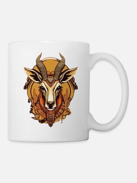 Ona, die Antilope - Tasse - Weiß