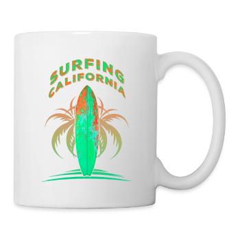 Surfing California 2 - Mug - white - Right