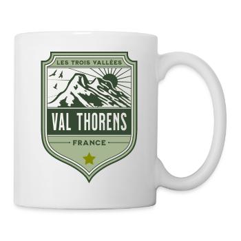 Val Thorens France Trois Vallées Ski - Mug blanc - blanc - Droite
