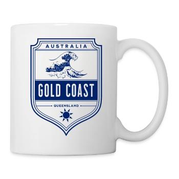 Gold Coast Australia Queensland Wave - Mug - white - Right