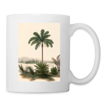 Palme am See - Tasse - Weiß - Rechts