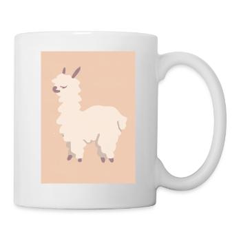 Pastell-Alpaka - Tasse - Weiß - Rechts