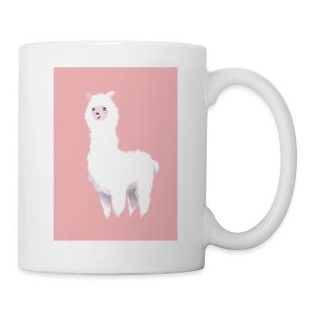 Pastell-Alpaka - Tasse - Weiß - Rechts