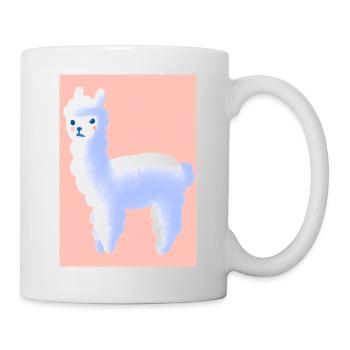 Pastell-Alpaka - Tasse - Weiß - Rechts