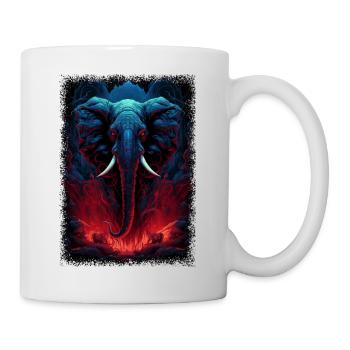 bébé anniversaire cadeau idée plage geek animal - Mug blanc - blanc - Droite