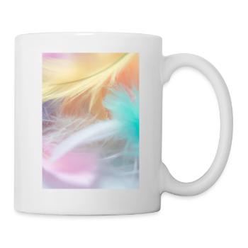Pastellfedern - Tasse - Weiß - Rechts