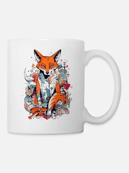 Meister Fuchs - Tasse - Weiß