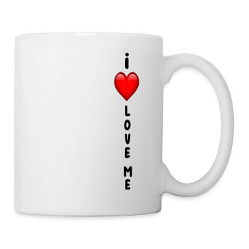 I Love Me - T-Shirt - Tasse - Weiß - Rechts