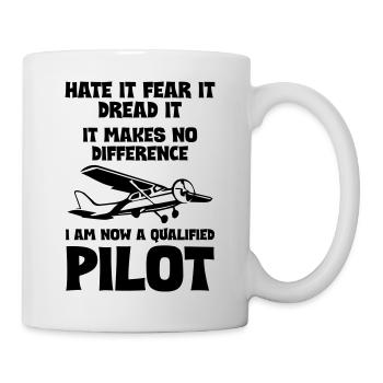 I am now a qualified pilot - Mug - white - Right