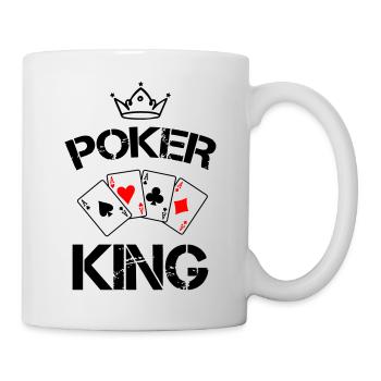 Roi du poker 1 - Mug blanc - blanc - Droite