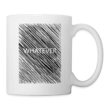 Whatever in lines - Tasse - Weiß - Rechts