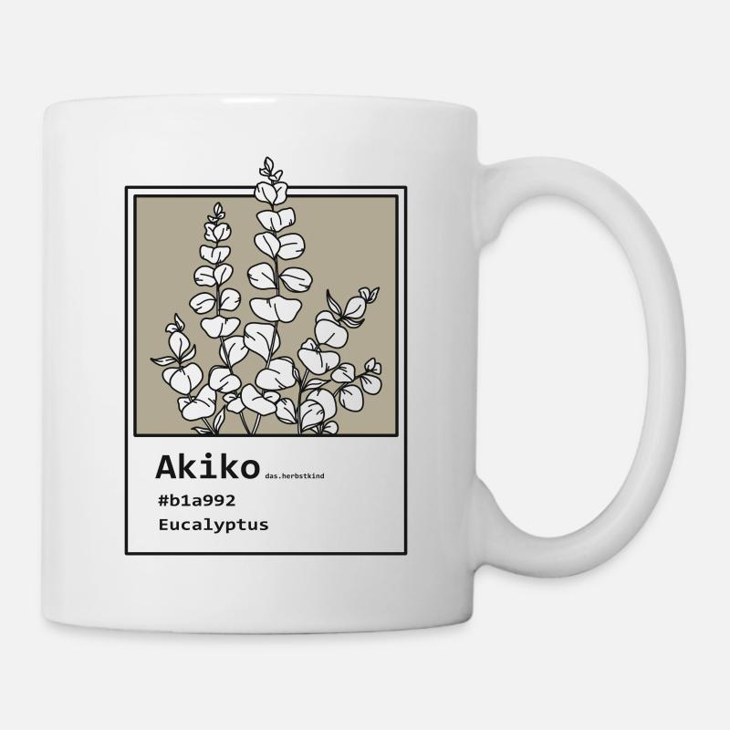 Eukalyptus Akiko - Tasse - Weiß