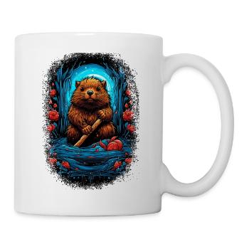 Pet Adult Animal Love Badgers Birthday Present - Mug - white - Right