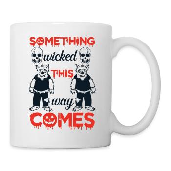 Zombie,Monstre,Hanté,Cimetière,Chaudron - Mug blanc - blanc - Droite