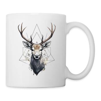 Deer Geometric - Mug - white - Right