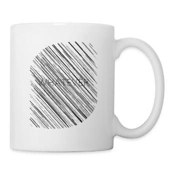 whatever in lines cross - Tasse - Weiß - Rechts