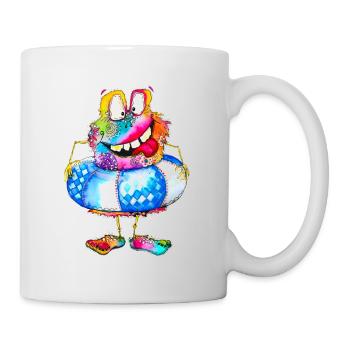 Monstre Hannes - Mug blanc - blanc - Droite