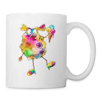 Monsterinchen Bibi - Mug blanc - blanc - Droite
