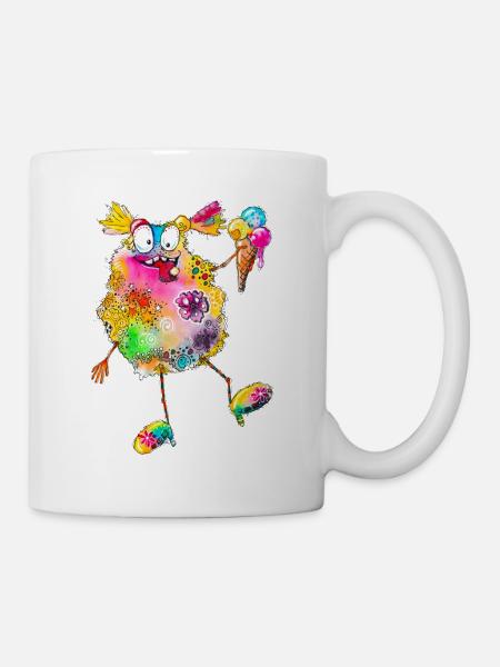 Monsterinchen Bibi - Tasse - Weiß