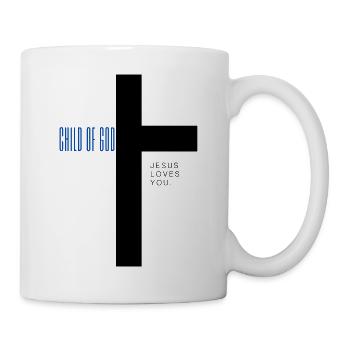 child of god white - Tasse - Weiß - Rechts