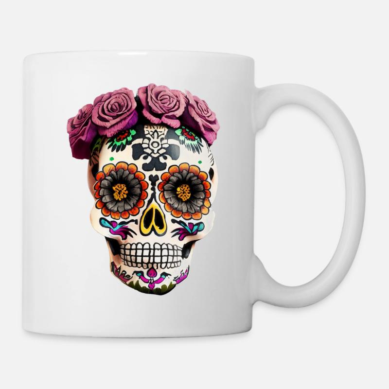 Dia de los Muertos - Mug blanc - blanc