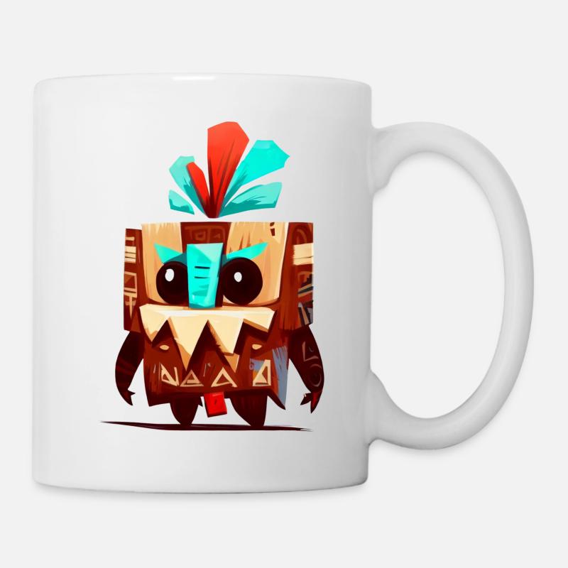 KiiddyTikki Woody - Mug - white