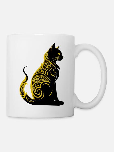 cat - Tasse - Weiß