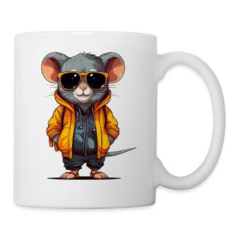 Urban Rodent: Streetwise Mouse Vibes - Mug - white - Right