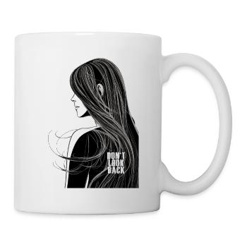 Dont Look Back - Design - Tasse - Weiß - Rechts