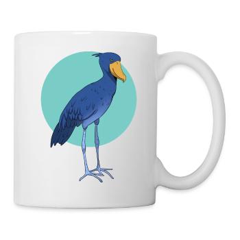 Shoebill Bird Ornithologist Forest I Gift - Mug - white - Right