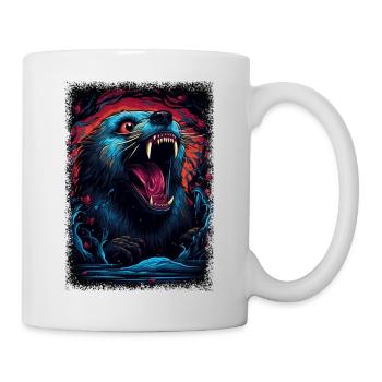 otter gift statement otter lover anniversary otter - Tasse - Weiß - Rechts