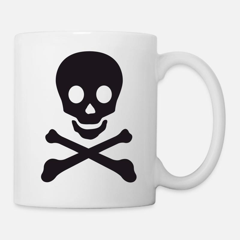Crâne - Mug blanc - blanc