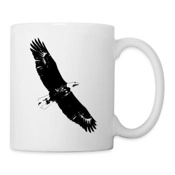 Aigle royal - Mug blanc - blanc - Droite