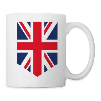 Union Jack Flagge - Tasse - Weiß - Rechts