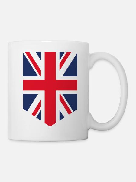 Union Jack Flagge - Tasse - Weiß