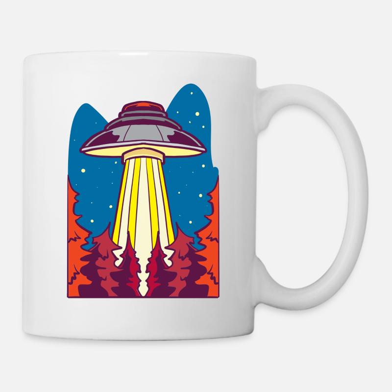 Alien | UFO | Spaceship | UAP | alien - Mug - white