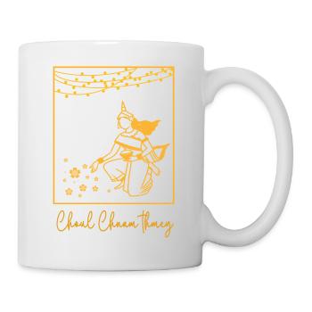 Cambodge Khmer Nouvel An Choul Chnam I Cadeau - Mug blanc - blanc - Droite