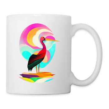Storch - Tasse - Weiß - Rechts